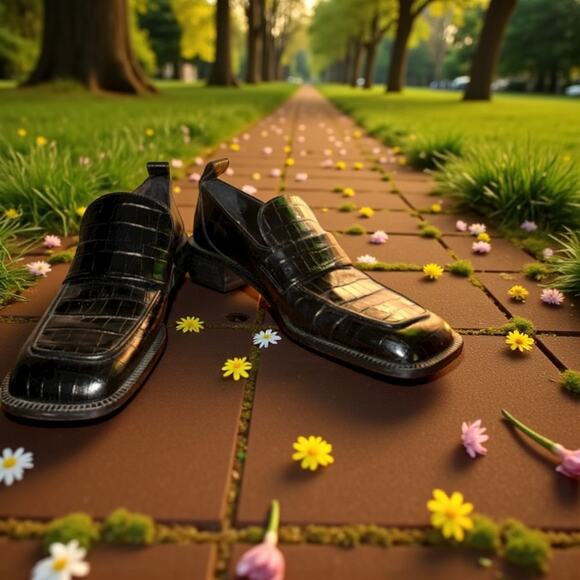 Zara Other - Zara Black Croc-Embossed Penny Loafers – Size 39 / 9 – Chic, Sassy & Polished!